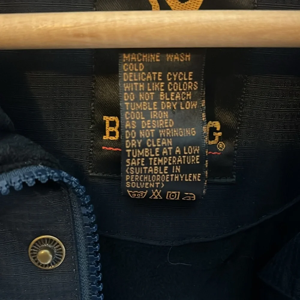 Browning Men’s Coat Size Large - Blue and Black in Great Shape!
